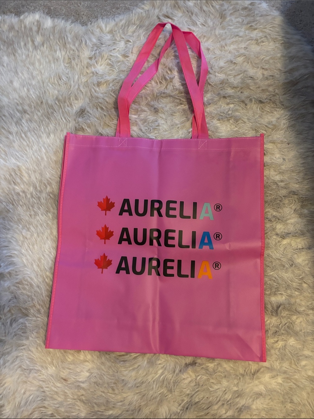 AUPink large shopping Reusable Tote Bag